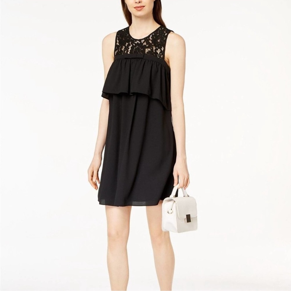 NWT Maison Jules Black Bow Sleeveless Dress Size XL